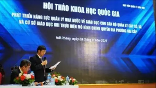 Chuẩn hóa đội ngũ quản lý giáo dục cấp xã 